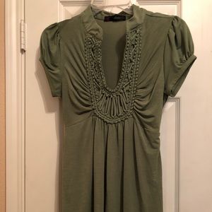 Heart Soul Green Blouse